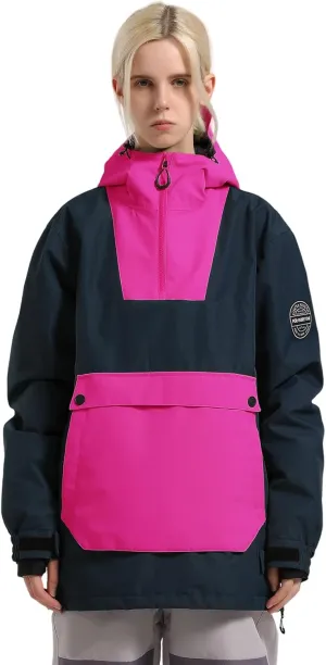 GSOU SNOW Women Ski Jacket Snow Coat Waterproof Windproof Snowboarding Jacket Coat Insulated Warm Winter