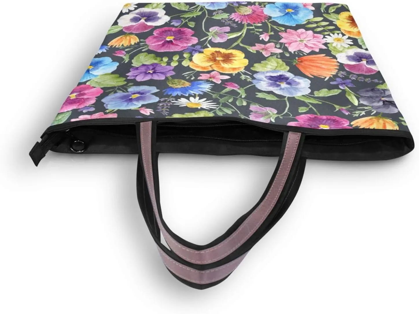 Halloween Pumpkin Tote Purse with Pockets and Compartments,Halloween Pumpkin Tote Bag Zippered