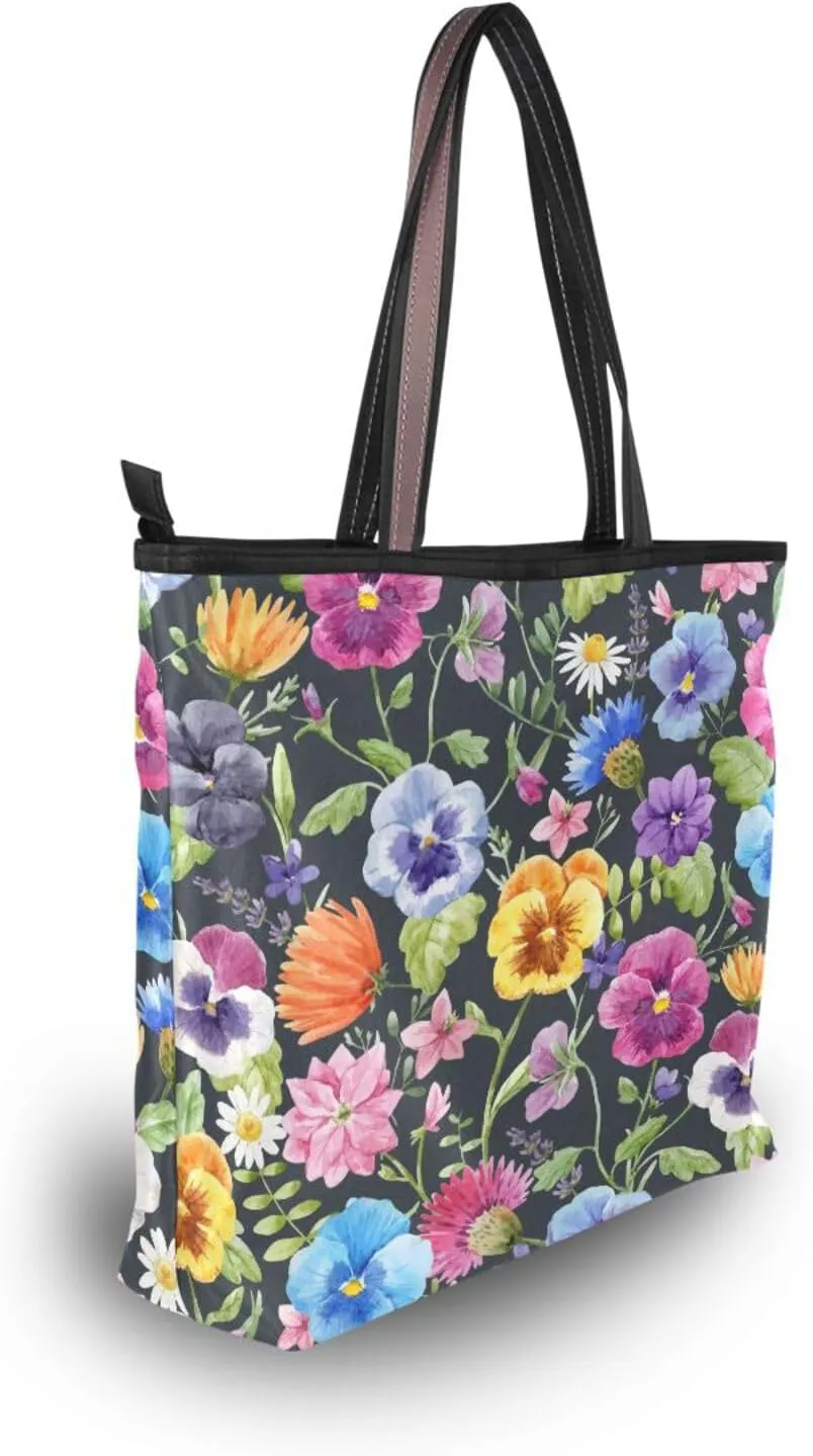 Halloween Pumpkin Tote Purse with Pockets and Compartments,Halloween Pumpkin Tote Bag Zippered