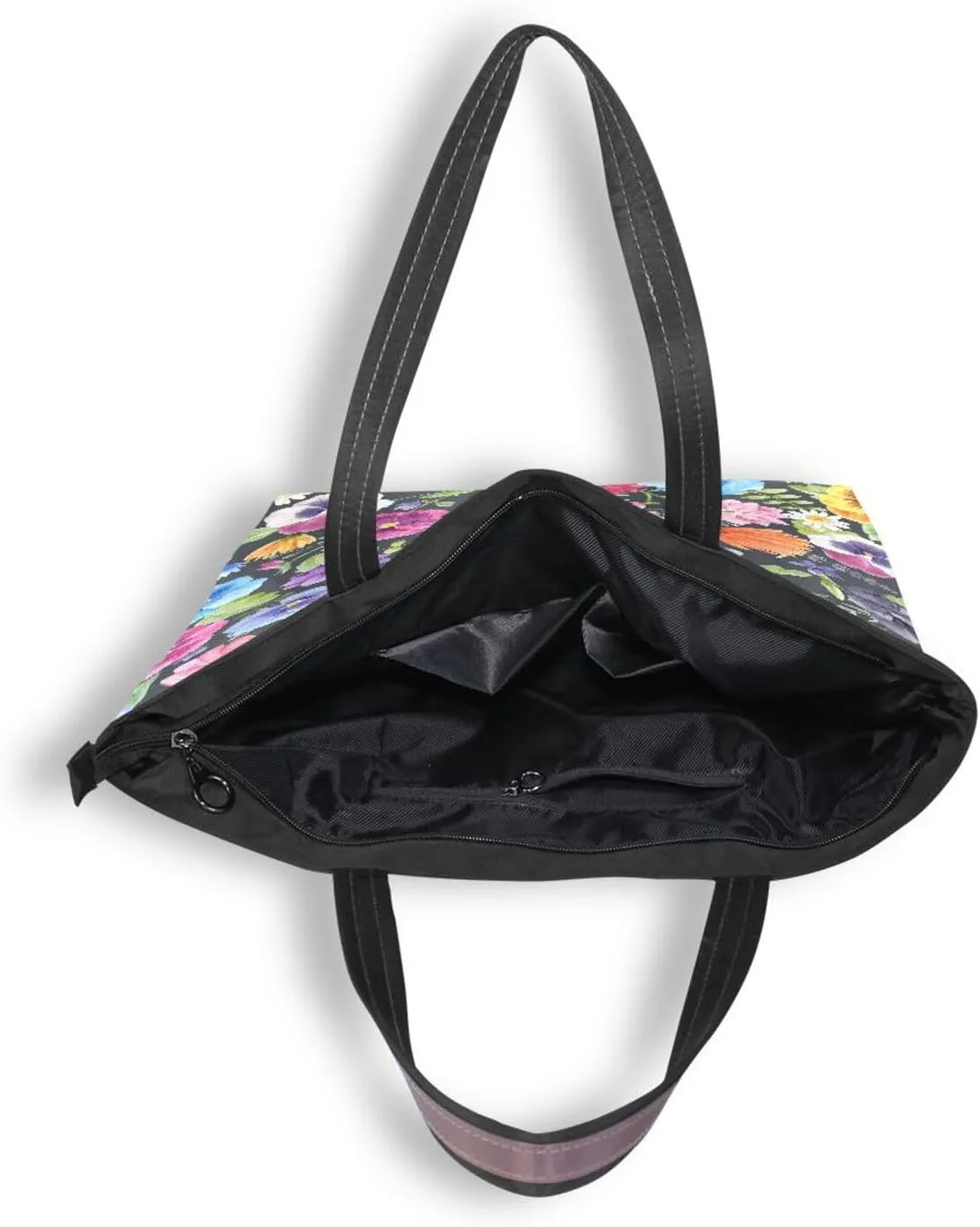 Halloween Pumpkin Tote Purse with Pockets and Compartments,Halloween Pumpkin Tote Bag Zippered