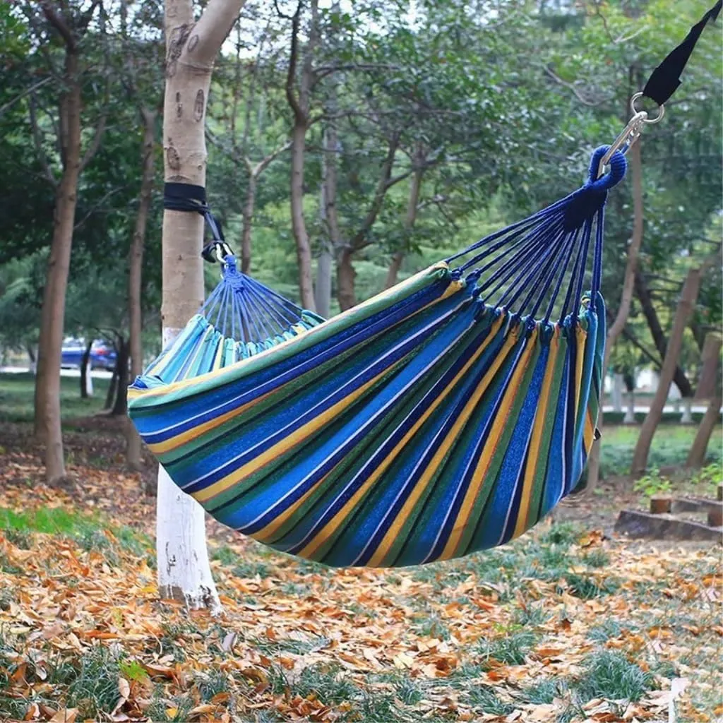 Hammock Outdoor Hammock Double Single Dormitory Student Dormitory Swing Adult Balcony Hanging Chair Indoor and Outdoor Hammocks for Outside(D)