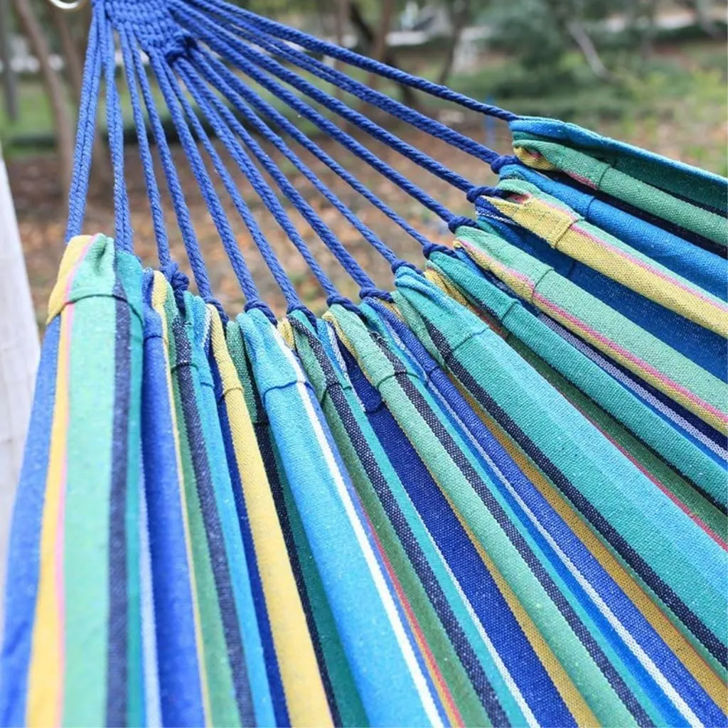 Hammock Outdoor Hammock Double Single Dormitory Student Dormitory Swing Adult Balcony Hanging Chair Indoor and Outdoor Hammocks for Outside(D)