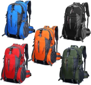 HANABASS Outdoor Shoulder Bag Waterproof Climbing Backpack Reflective Stripes Large Capacity for Camping Trekking