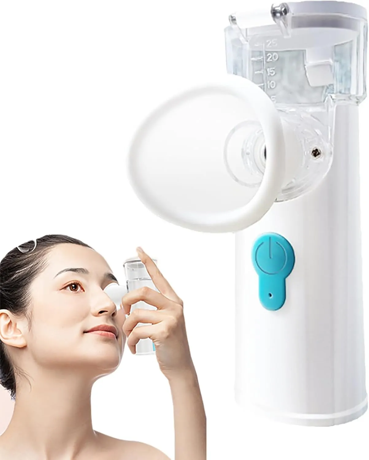 Handheld Eyes Spraying Machine, Portable Nano Eyes Mister, Eye Drop Steamer with Rechargeable Design, Large Amount of Mist and Fine Particles, Relief Eyes Fatigue, for Office, Traveling
