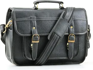 Handmade World Full Grain Buffalo Leather Camera Bag Messenger Satchel DSLR SLR Camera Case 13 inch Removable Padding