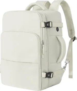 Hanples Large Travel Laptop Backpack for Men Women, Carry On Backpack, Hiking Backpack, Waterproof Durable Business Backpack with USB Charging Port, College Computer Bag, Fits 16 Inch Laptop