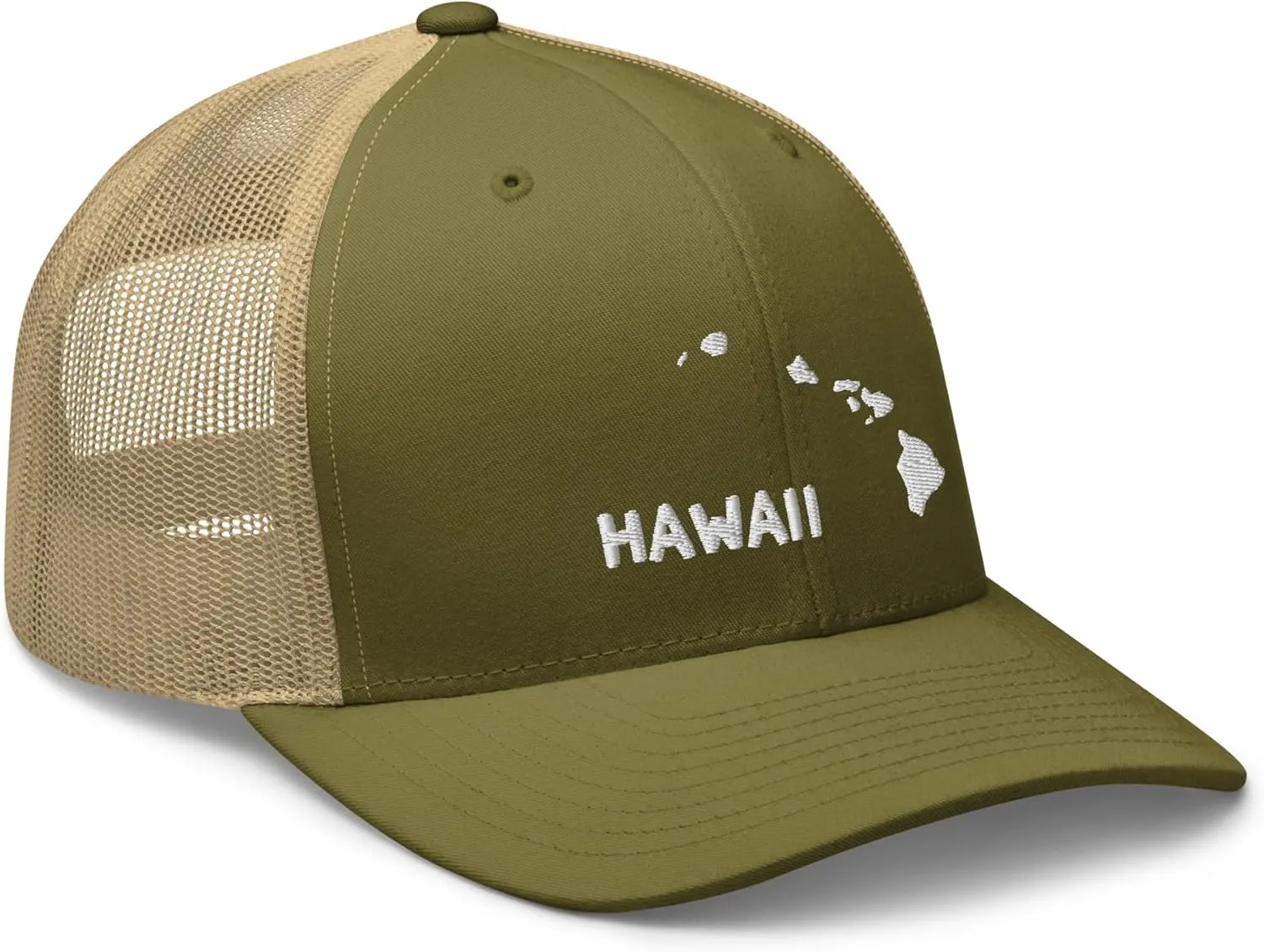 Hawaiian Islands Trucker Cap USA Travel Vacation Beach Hat Hiking Hat Cool Hat