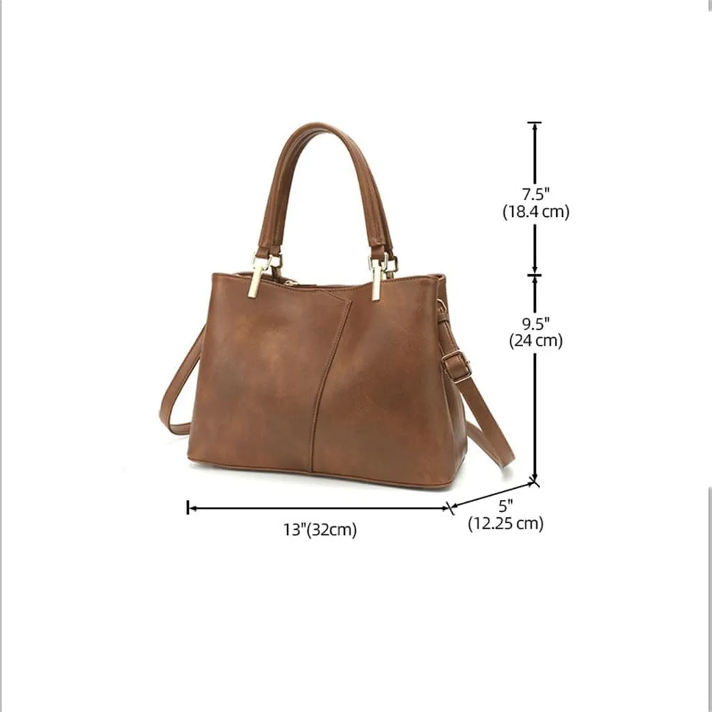 HBJWOV Women's Portable Large Capacity Shoulder Bag Foreign Trade Handbag Commuting Crossbody Bag