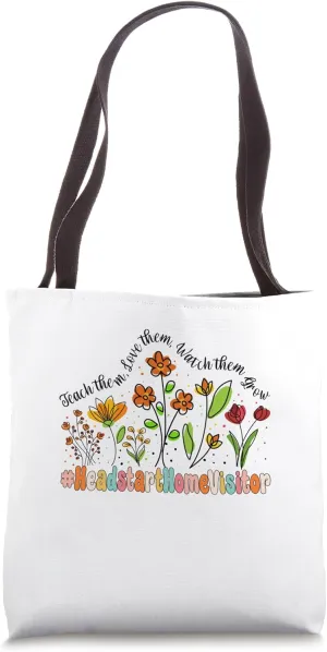 Headstart Home Visitor Appreciation Week Back to School Tote Bag