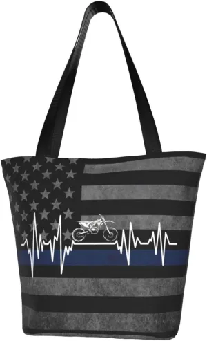 Heartbeat Motorbike Fashion Shoulder Bag Large Capacity For Man Or Woman