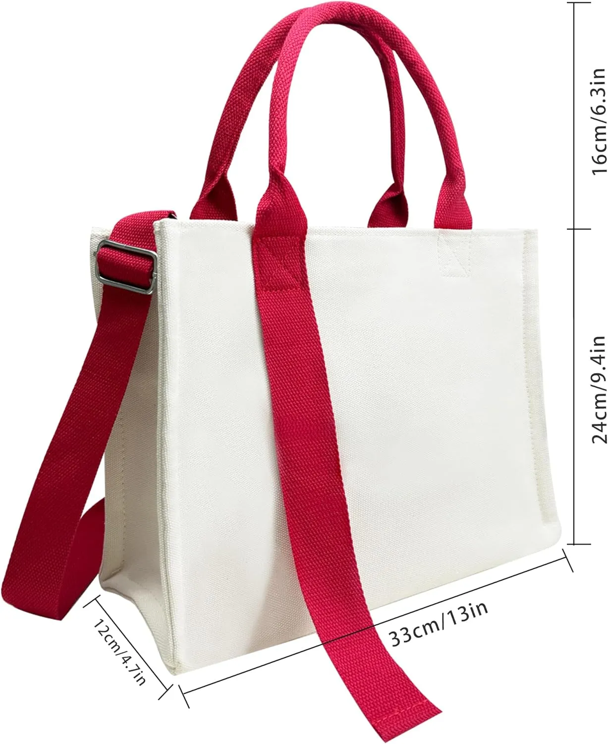 Heavy Duty Canvas Tote Bags,Large Canvas Beach Bag,Tote Bag for Women,Canvas Bags