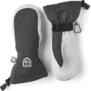 Hestra Women's Heli Ski Female Mitt, Leather Snow Mitten for Skiing, Snowboarding and Mountaineering
