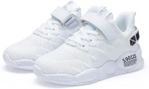 Hetios Kids Shoes Girls Lightweight Athletic Running Shoes Breathable Knit School Sports Shoes (Toddler/Little Kid/Big Kid)