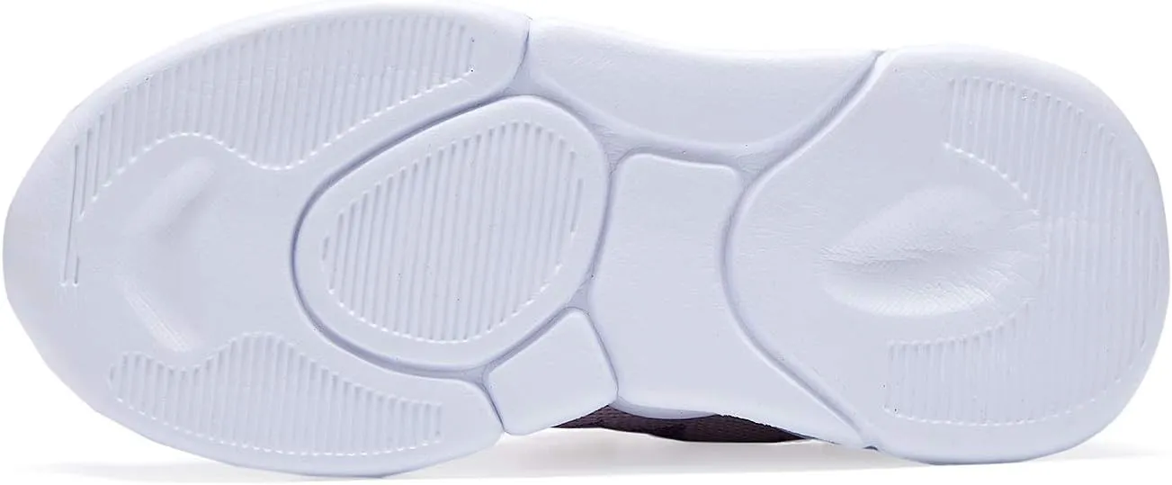 Hetios Kids Shoes Girls Lightweight Athletic Running Shoes Breathable Knit School Sports Shoes (Toddler/Little Kid/Big Kid)