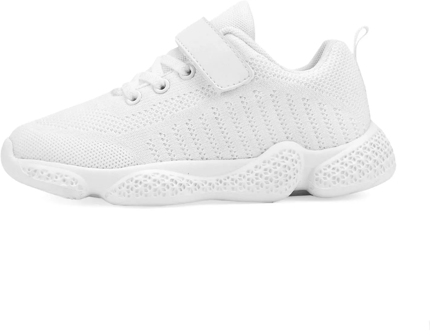 Hetios Kids Shoes Girls Lightweight Athletic Running Shoes Breathable Knit School Sports Shoes (Toddler/Little Kid/Big Kid)