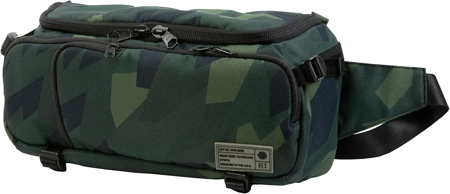 HEX Ranger DSLR Sling, with Adjustable Carry Straps, Collapsible Interior Dividers & More, Camo