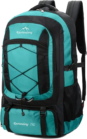 Hiking Backpack Waterproof Lightweight Durable 75L Large Capacity Travel Backpack Great for hiking, camping, trips
