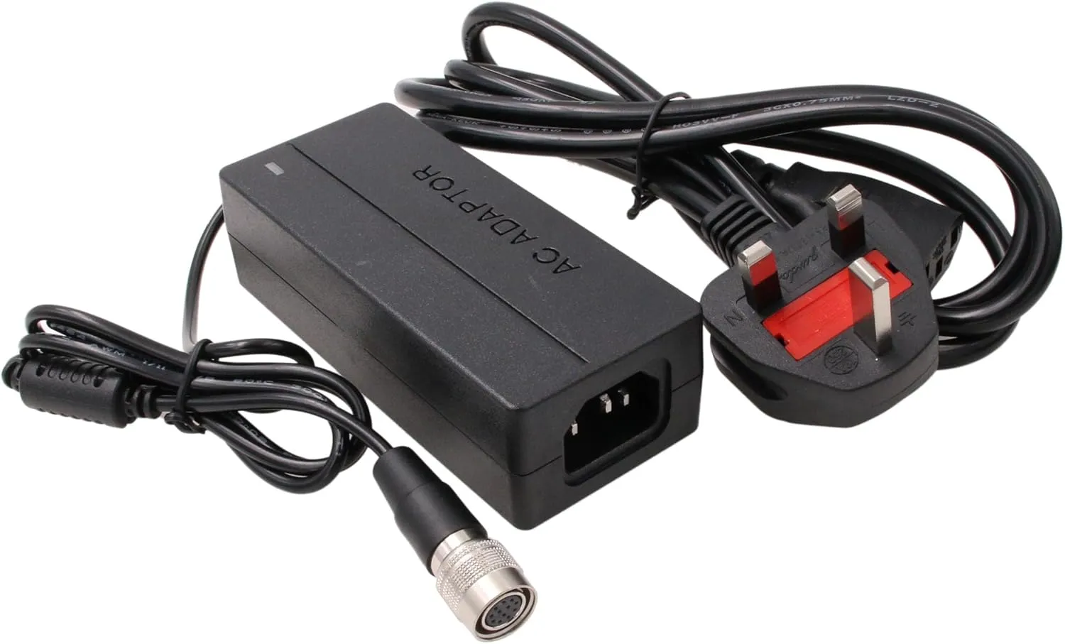 Hirose 12 Pin 12V AC DC Power Supply Adapter for Basler Aviator GigE, Pilot, Scout GigE Camera (24W)