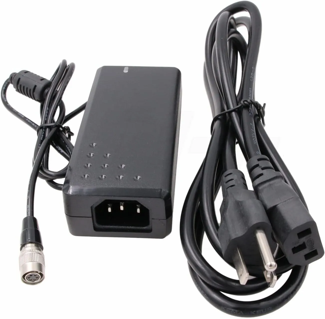 Hirose 6 Pin 12V AC DC Power Supply Adapter for Jai GO, Basler Camera ace GigE, Aviator CL, Racer, Runner, Imaging Source GigE, AVT Mako U 39W