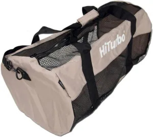 Hiturbo Mesh Dive Duffel Bag: Scuba Gear Bags for Diving, Snorkeling, Freediving and Swimming - 60L Travel Beach Pool Water Sports Equipment Bag with Shoulder Strap