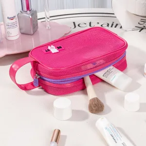Holiday Portable Storage Business Trip Mesh Cosmetic Bags