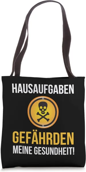 Homework threatens my health Tote Bag