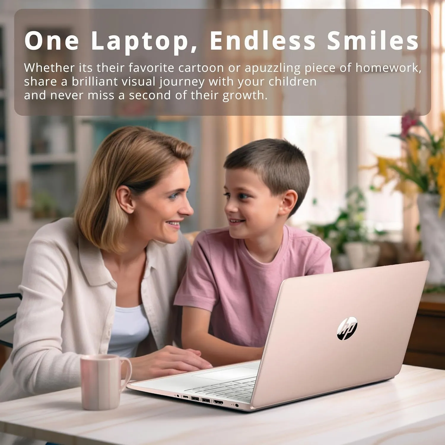 HP Stream 14" HD BrightView Laptop, Intel Celeron N4120, 4GB RAM, 64GB SSD, Intel HD Graphics, 720p Webcam, 1 Year Office 365, Gold, Win 11 S, 32GB Hotface USB Card