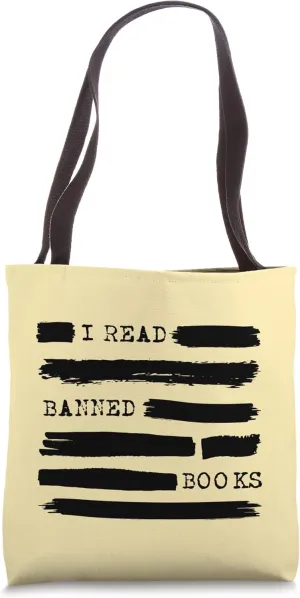 I Read Banned Books Banned Books Week Gift Librarian Teacher Tote Bag