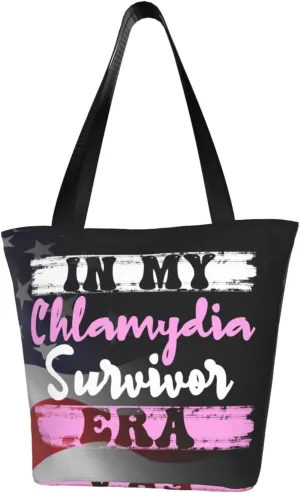 In My Chlamydia Survivor Era Fashion Shoulder Bag Large Capacity For Man Or Woman