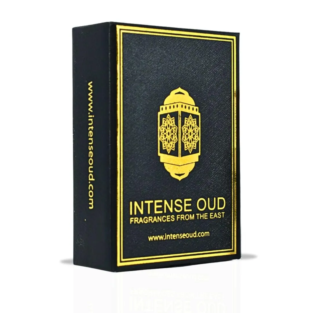 INTENSE OUD Al Yasmin Long Lasting Arabian Perfume Oils for Women 12ML (0.40 OZ) Fragrance Oil with Sweet Jasmine, Creamy Tuberose & Soft Musk Notes - Concentrated Perfume Oil in Black Gift Box
