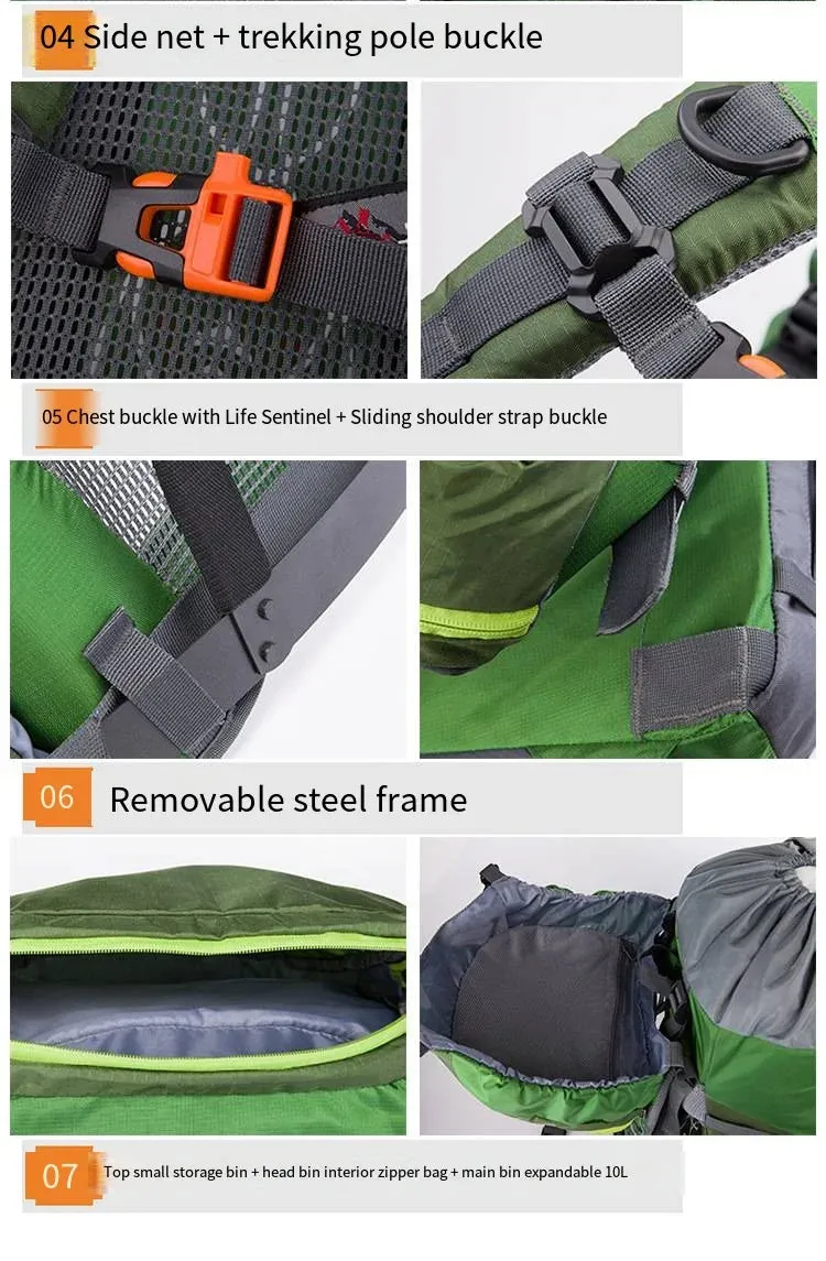 Jetboil Mountaineering Backpack, 55L Large Capacity