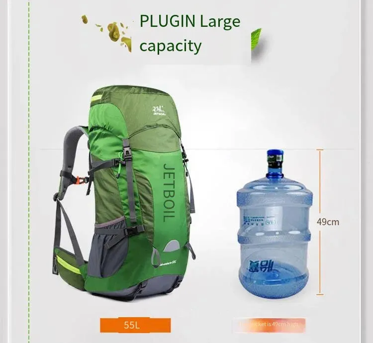 Jetboil Mountaineering Backpack, 55L Large Capacity