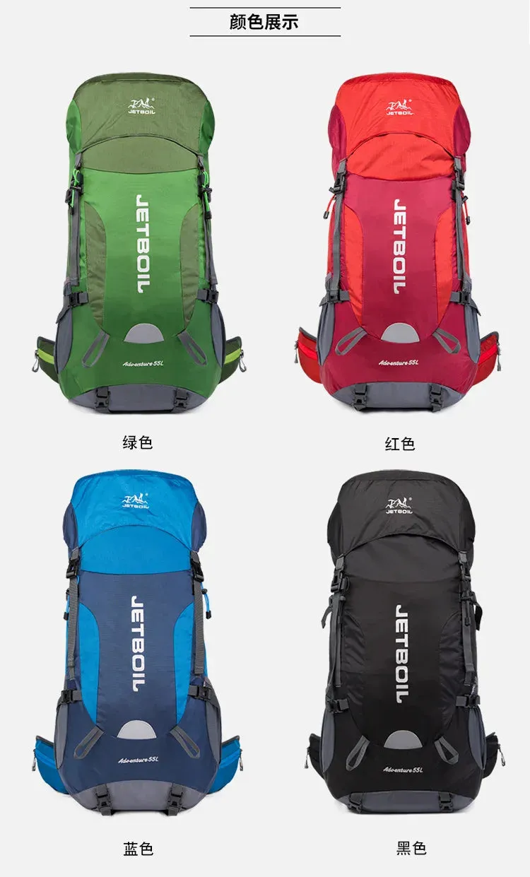 Jetboil Mountaineering Backpack, 55L Large Capacity
