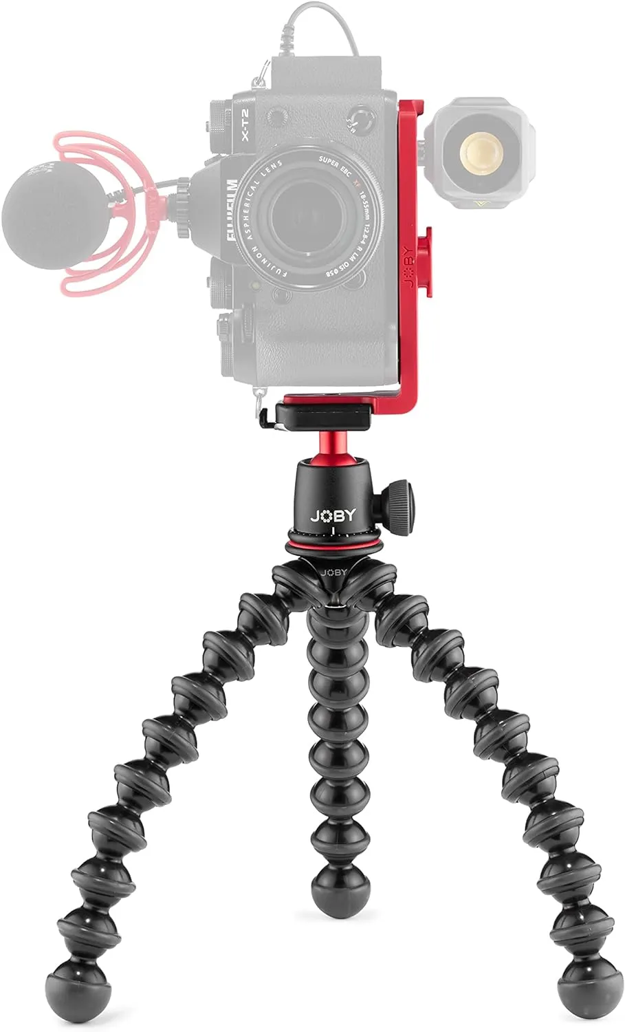 JOBY GorillaPod 3K Vert Kit, Compact Flexible Tripod 3K Stand and BallHead with Vertical L Bracket for Landscape and Portrait Mirrorless Cameras up to 3kg (6.6lb),Black,JB01829-BWK