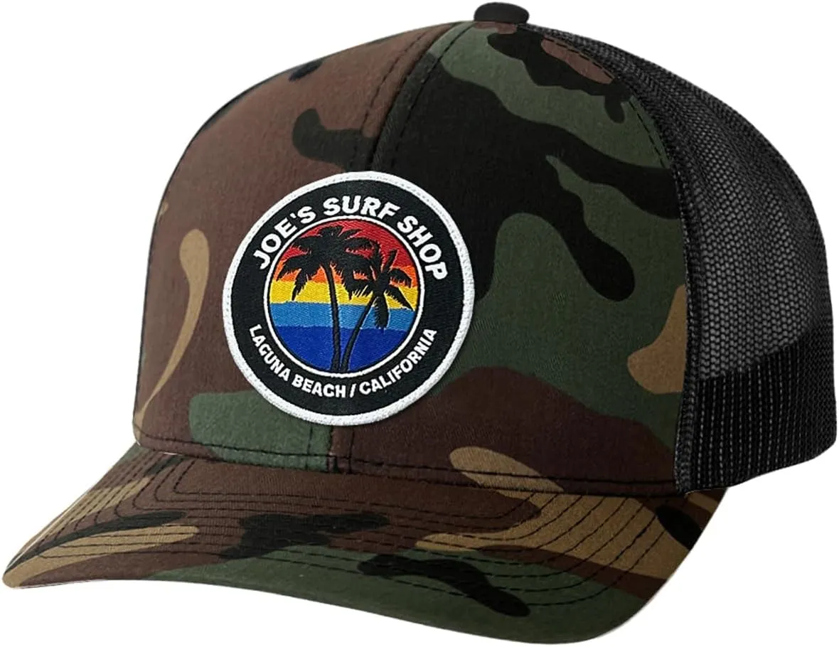 JOES SURF SHOP Sunset Patch Mesh Trucker Hats
