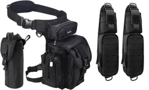 Jueachy Drop Leg Bag for Men Women Strap Shoulder Molle Accessories Pouch