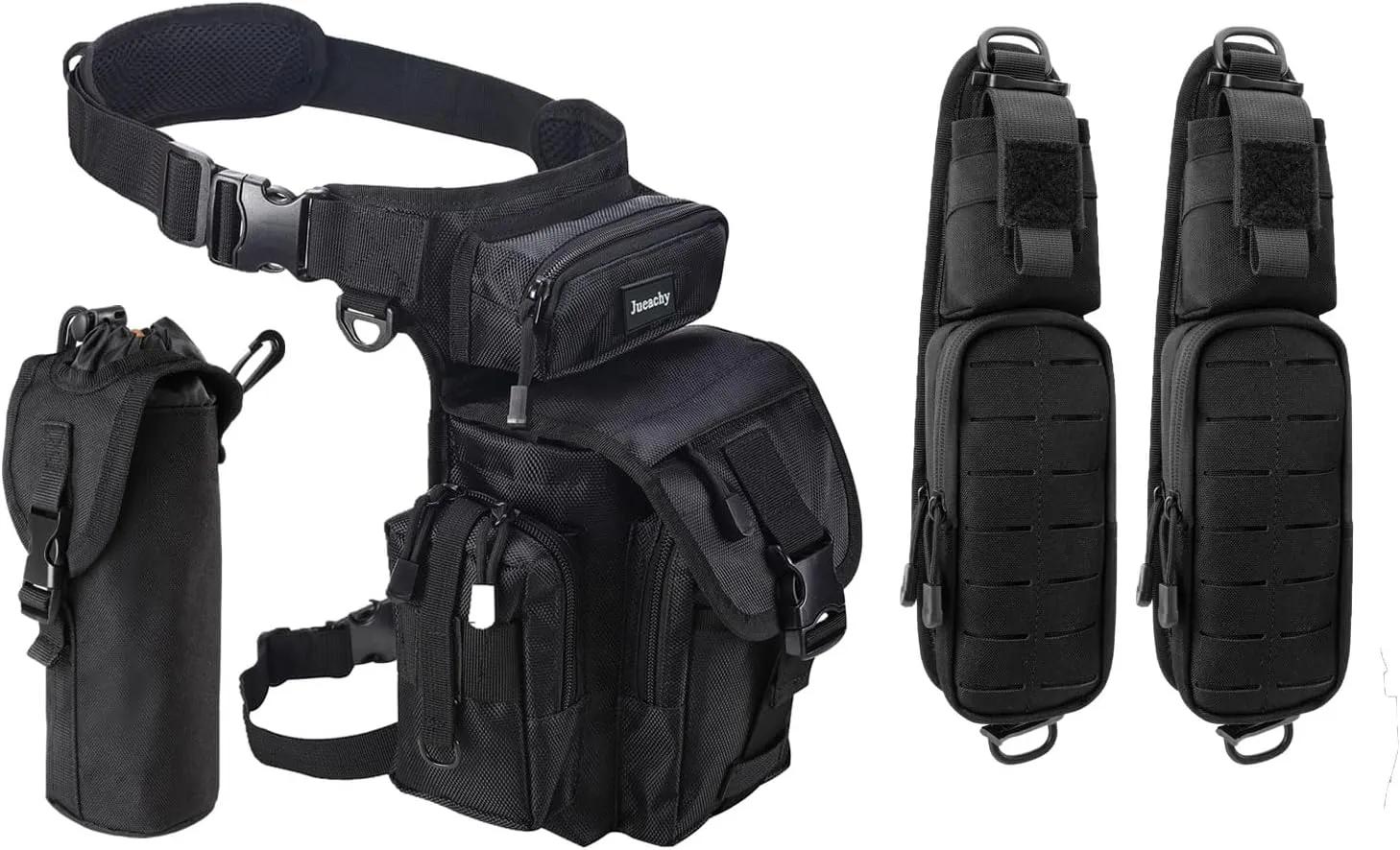 Jueachy Drop Leg Bag for Men Women Strap Shoulder Molle Accessories Pouch