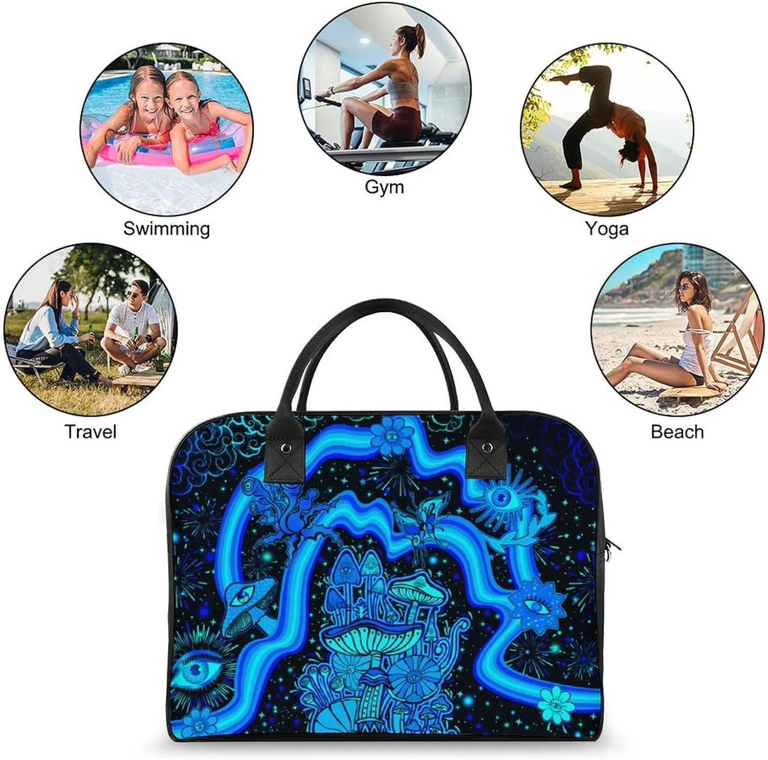 Juneteenth Travel Handbag with A Large Capacity Design That Can Be Reused