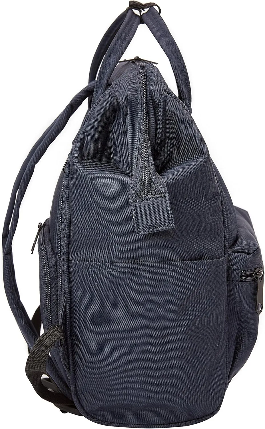 Kah&Kee Polyester Travel Backpack Functional Anti-theft School Laptop for Women Men (Navy, Small)
