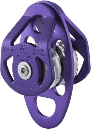 KAILAS Mobile Micro Climbing Rescue Pulley CE UIAA Certified Single/Double Pulley Rope 28kN Small Lightweight Heavy Duty Aluminum Steel
