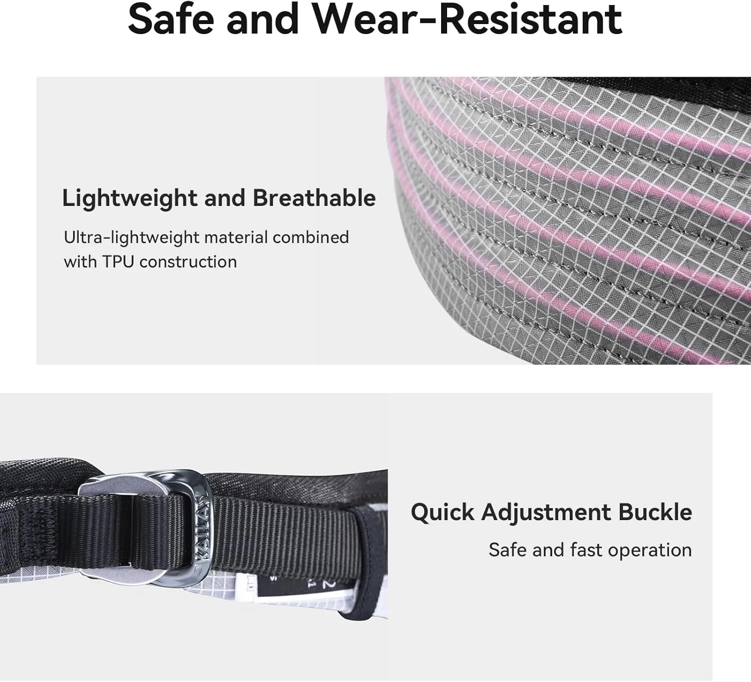 KAILAS Professional Mountaineering Harness Lightweight Rock Climbing Men Ski Harness Adjustable Comfortable