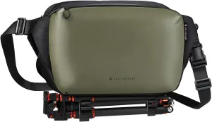 K&F Concept 2 in 1 Sling Bag 12L Everyday Shoulder Bag & Multifunction Photography Crossbody Camera DSLR Backpack Portable Bag