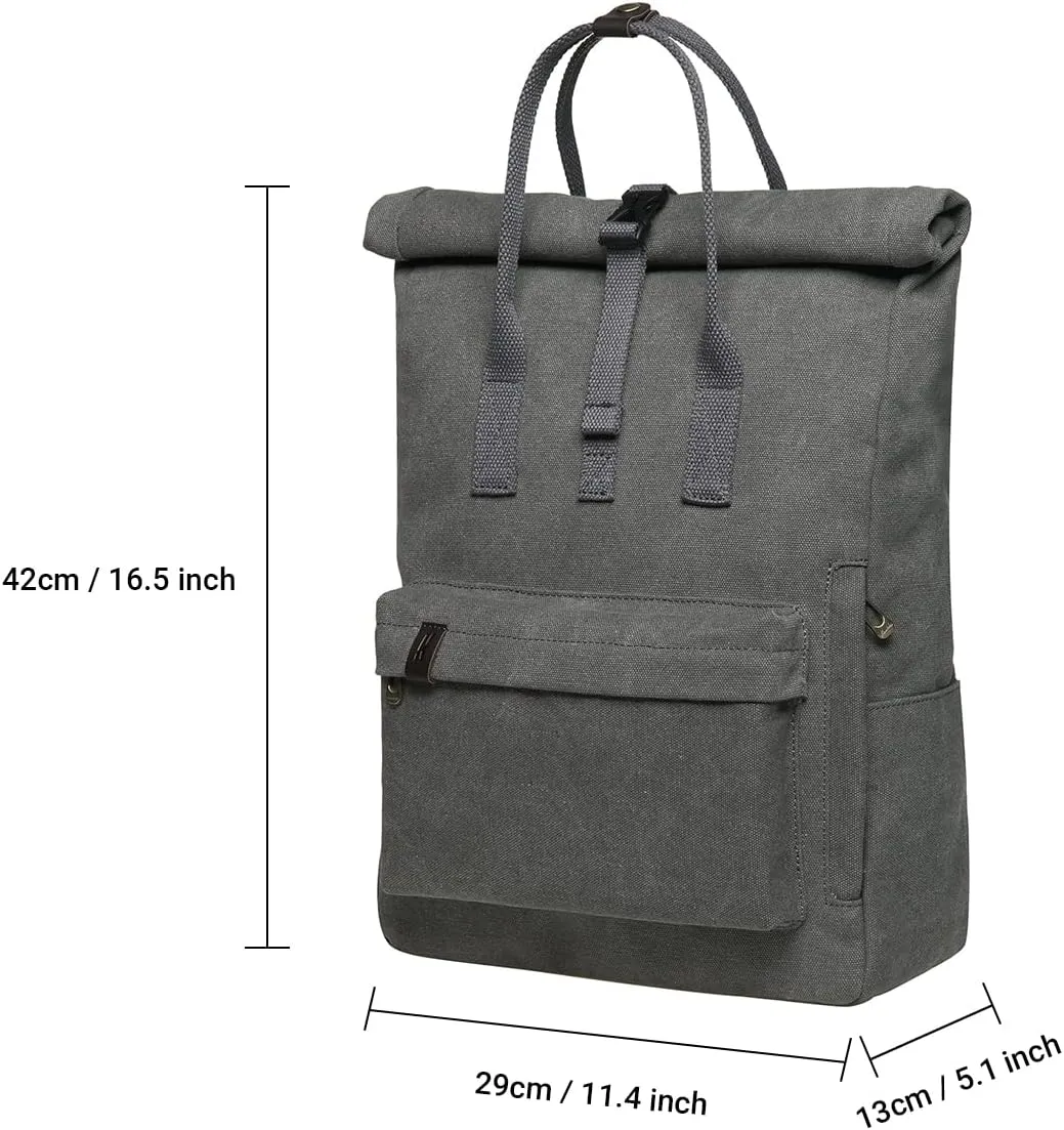 KAUKKO Laptop Backpack for Women Men Causal Backpack (47-2-GREY)