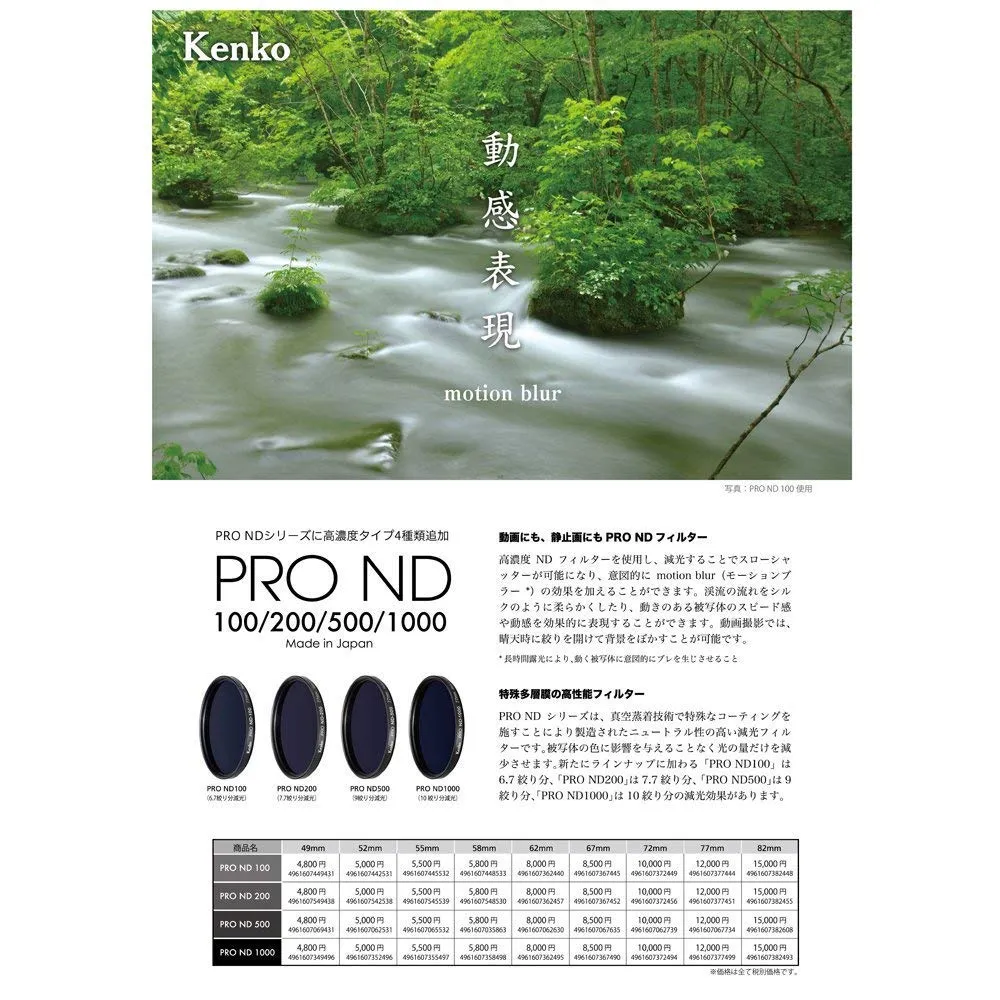 Kenko 49mm PRO ND1000 Multi-Coated Camera Lens Filters