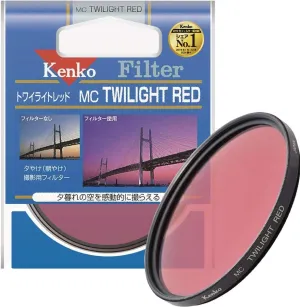 Kenko 77mm Twilight Red Multi-Coated Camera Lens Filters