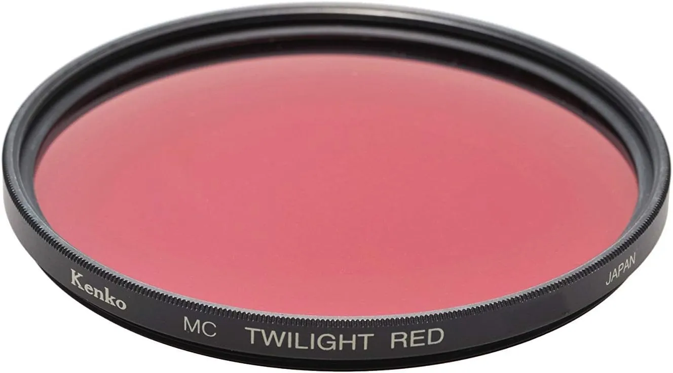 Kenko 77mm Twilight Red Multi-Coated Camera Lens Filters