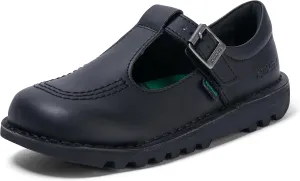 Kickers Kid's Kick T Bar Vegan School Shoes, Extra Comfortable, Added Durability, Quality, Kid's, Girls