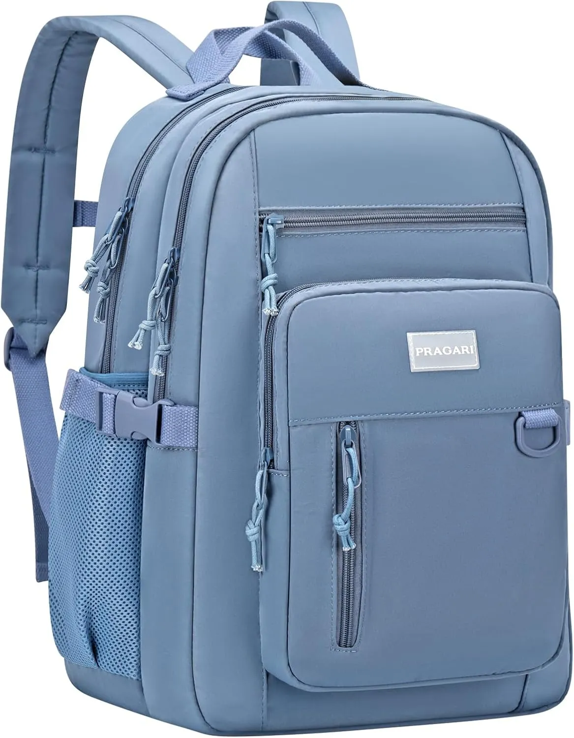 Kids Backpack for School Cute Aesthetic Blue Backpack Girls Student Bookbag Women Travel Lightweight Book Bag