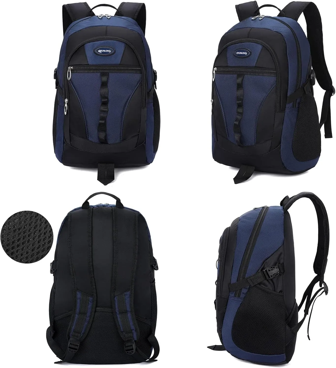 Kids School Backpack For Boy And Girl,Large Capacity High Middle Elementary Primary Students Teens Sports Bookbag (Light Grey)