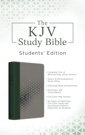 KJV Study BibleÑStudents' Edition [Cypress & Smoke] Paperback – Student Edition, October 1, 2023